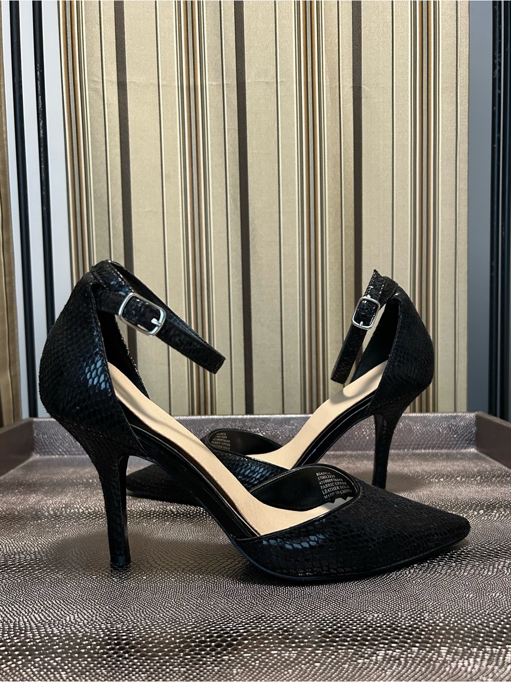 WHBM Ankle Strap Heels